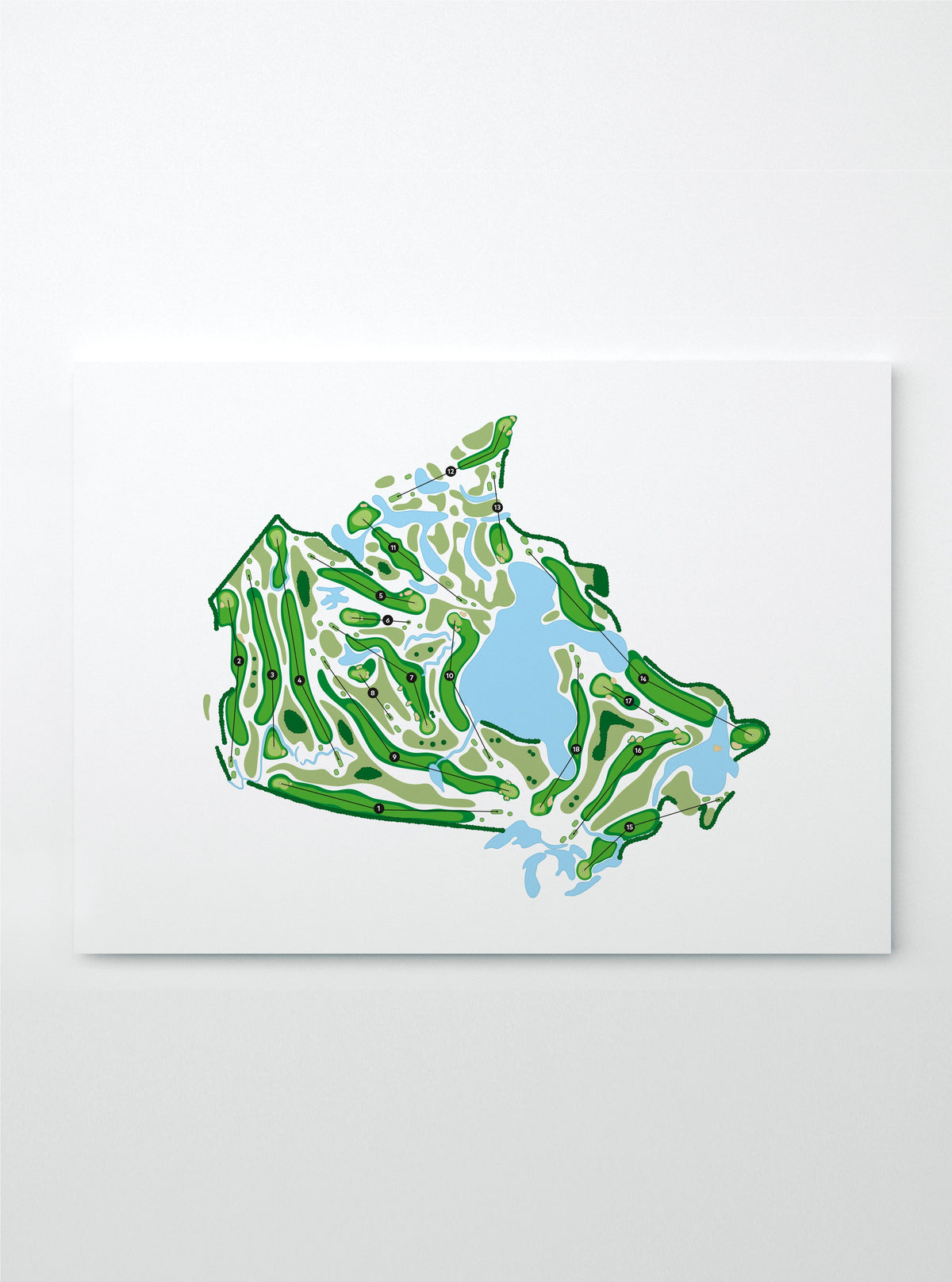 Canada golf course artwork
