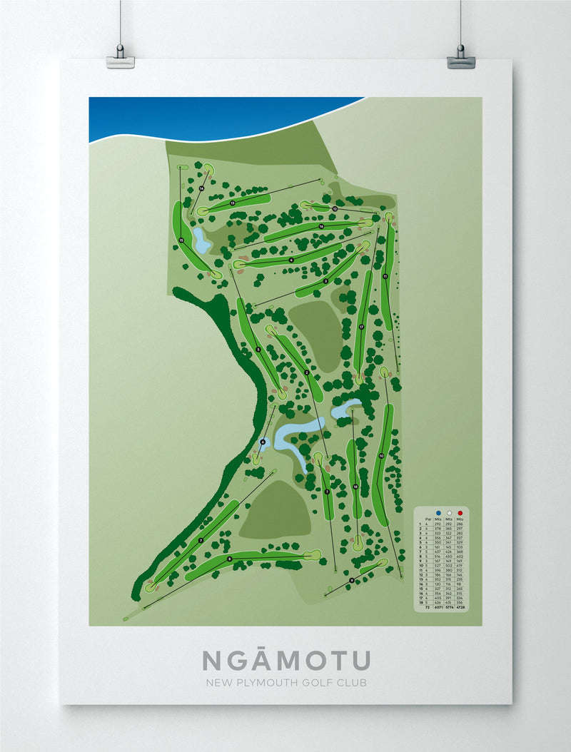 Ngamotu - New Plymouth golf course artwork
