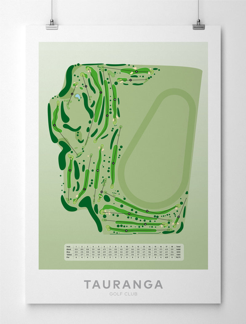 Tauranga golf course artwork
