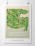 Kooyonga-Australia-Golf-course-Paper-unframed-print-art-leaning against wall