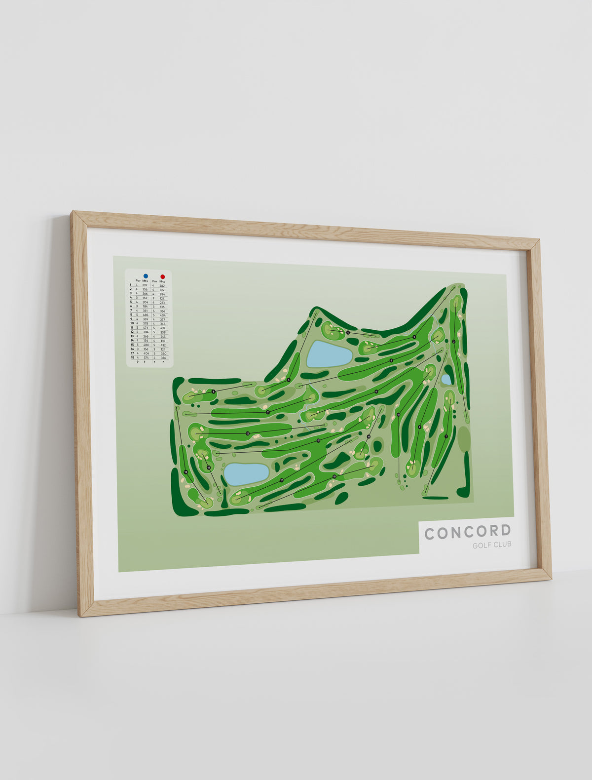 Natural frame Concord-Australia-Golf-course-Framed-print-art